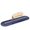 Steel City Trowels By Bon Bon 66-151 Finish Trowel, Round, Blue Steel, 14 X 4, Wood 66-151 - alternate 1